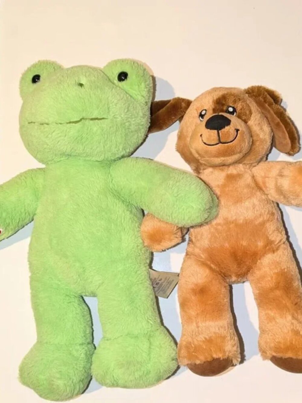 BABW Build A Bear Workshop Pet Animals, Frog & Dog